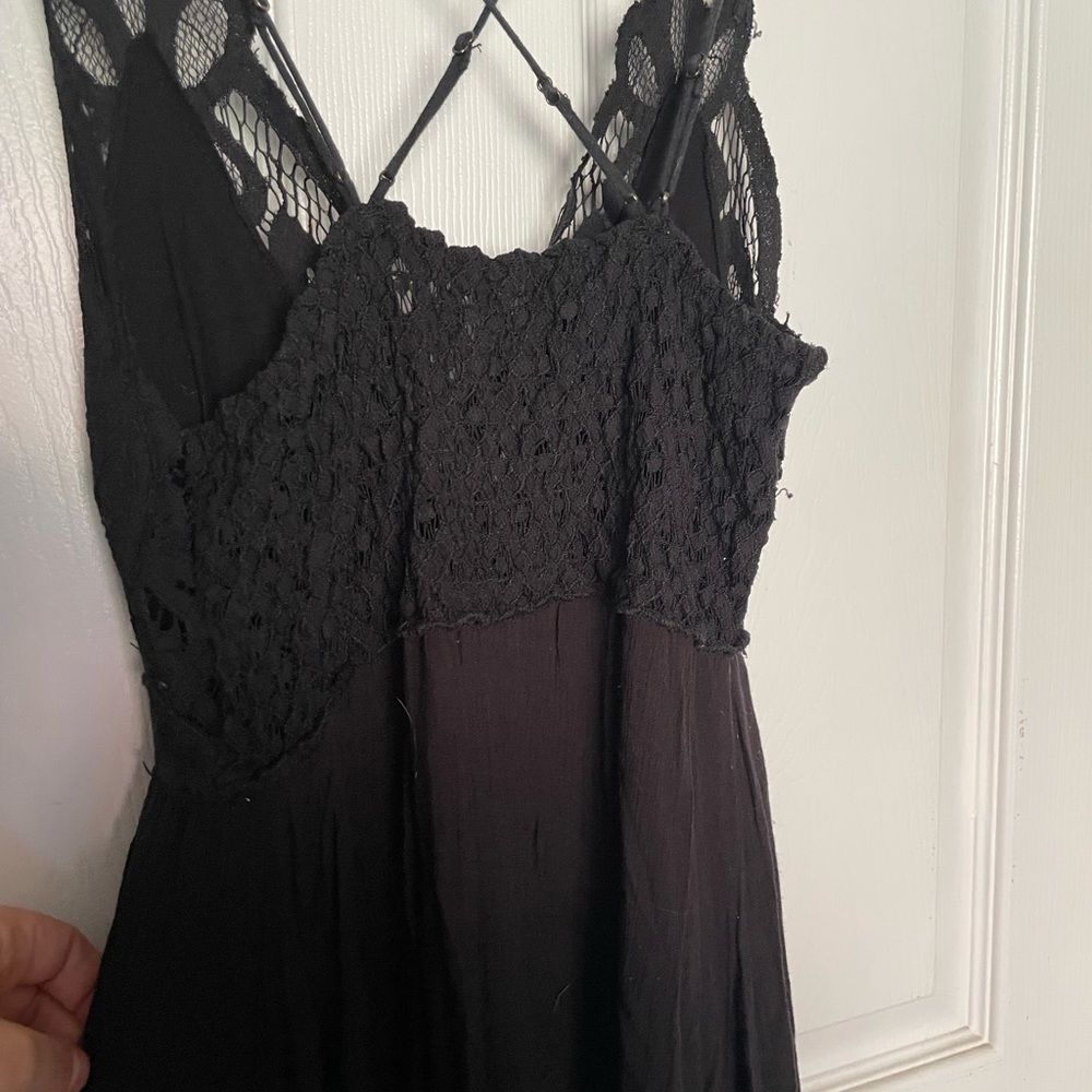 Free People Adella Slip Dress - XS Black - Picture 11 of 13